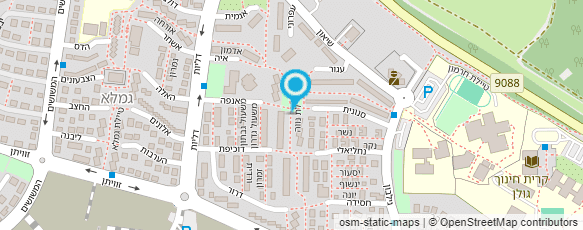 מפת הגעה אל אשכול א