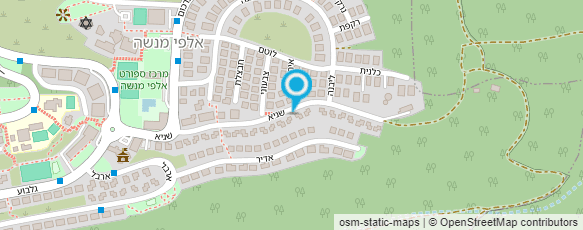 מפת הגעה אל עמית סער תכנון נוף