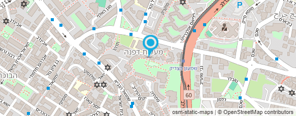 מפת הגעה אל ברזובסקי הרה"ג משה