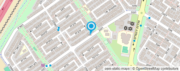 מפת הגעה אל חניק עיצובים לילדים