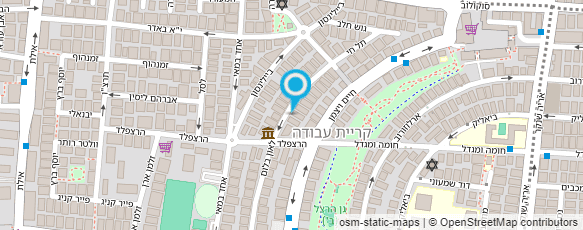 מפת הגעה אל אסטודיו אדריכלות ועיצוב פנים