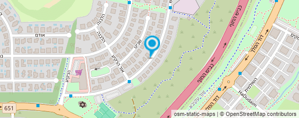 מפת הגעה אל גן שחף