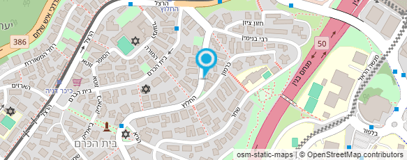 מפת הגעה אל אנה כרמי-עיצוב קרמיקה