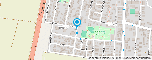 מפת הגעה אל גן מירי