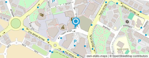 מפת הגעה אל המרכז למשקפי שמש