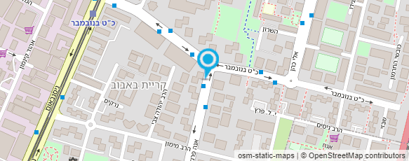 מפת הגעה אל בניין דוד