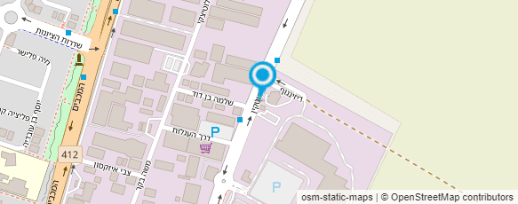 מפת הגעה אל אוטו רונן מפת הגעה אל אוטו רונן