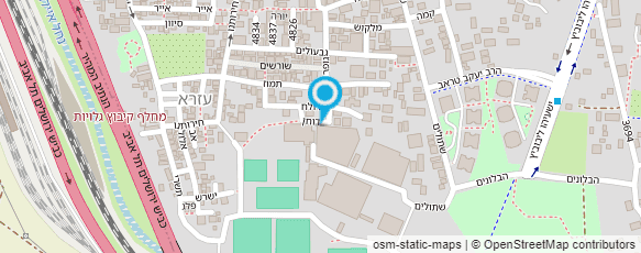 מפת הגעה אל סטודיו דרור כץ