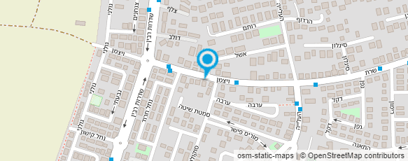 מפת הגעה אל שרון הנדל מטפלת בתנועה