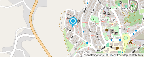 מפת הגעה אל בשבילך