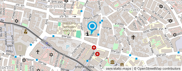 מפת הגעה אל מכון מסילה