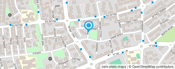 מפת הגעה אל המרכז לבריאות השן