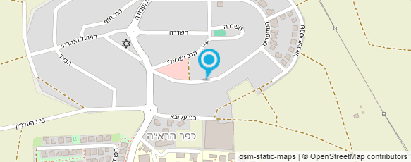 מפת הגעה אל גלסנר רבקה-מובגרים ומתבגרים