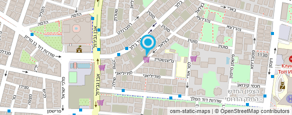 מפת הגעה אל חגית לוי מטפלת בדיקור