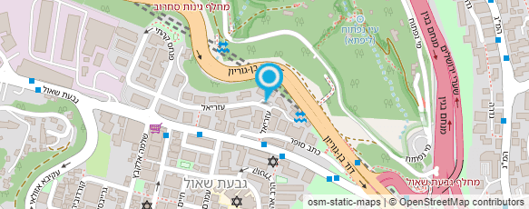 מפת הגעה אל יעל מושקין קלינאית תקשורת