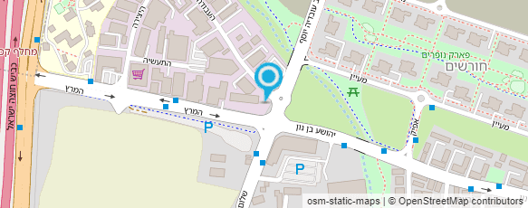 מפת הגעה אל מרתף המזוודות - מחסן יבואן