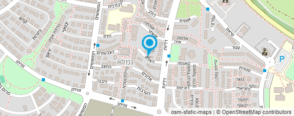 מפת הגעה אל גן האלה