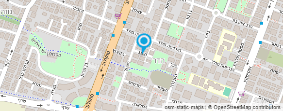 מפת הגעה אל איינגר יוגה-מירי אלוני ריבלין