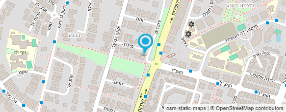 מפת הגעה אל חגית אטלס אדריכלות