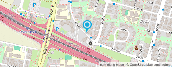 מפת הגעה אל מוניות השרון מפת הגעה אל מוניות השרון