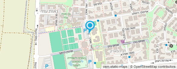 מפת הגעה אל טים מועדון כושר