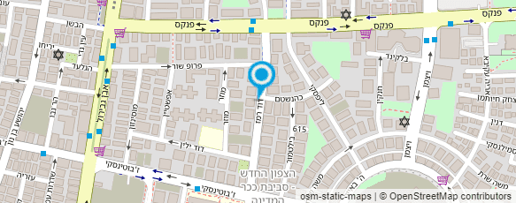 מפת הגעה אל מכון C.T דנט מפת הגעה אל מכון C.T דנט