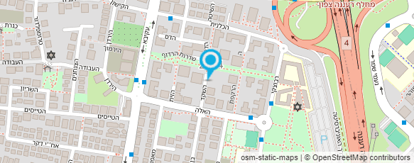 מפת הגעה אל המכון לטיפול בטראומה