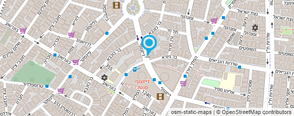 מפת הגעה אל סופר פארם אופטיק