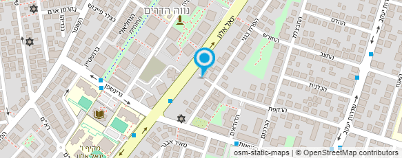 מפת הגעה אל י.ש. מגרשי ספורט