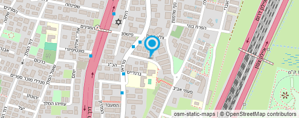 מפת הגעה אל חן יער-דיאטנית קלינית