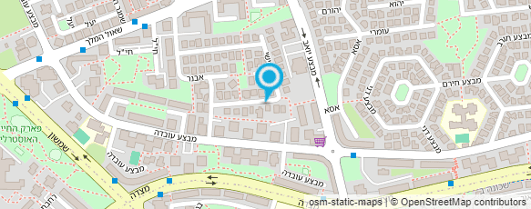 מפת הגעה אל של פרויקטים שיקומיים-הוסטל בית אבישי