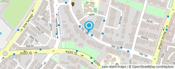 מפת הגעה אל אתגרים פרויקטים שיקומיים-הוסטל בית שחף