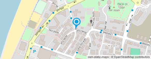 מפת הגעה אל של פרויקטים שיקומיים-הוסטל ליד הים