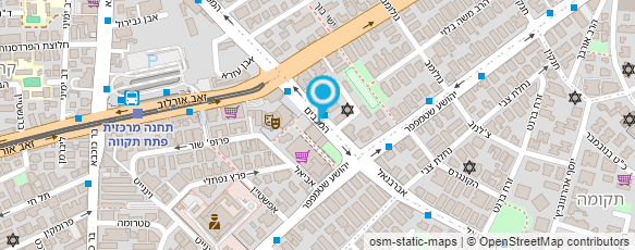 מפת הגעה אל של פרויקטים שיקומיים-דיור מוגן מרכז צפון