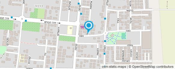 מפת הגעה אל גלי שגב מעצבת פנים