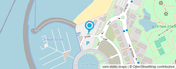 מפת הגעה אל מסעדת החוף