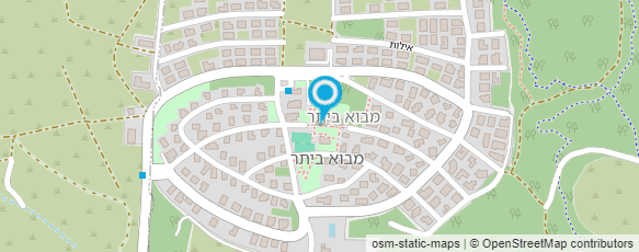 מפת הגעה אל גן קט