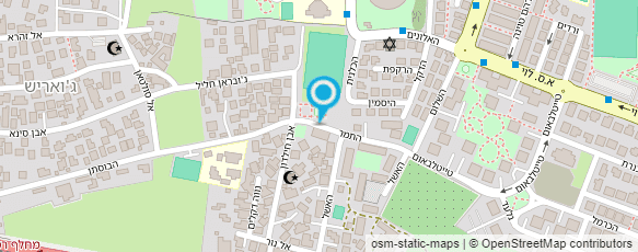 מפת הגעה אל עו"ד אבו עאמר שוקרי