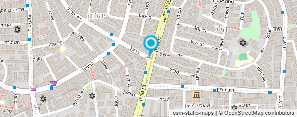 מפת הגעה אל קידום פרויקטים שיקומיים-הוסטל בית רעים