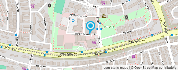 מפת הגעה אל קידום פרויקטים שיקומיים-דיור מוגן גוש דן