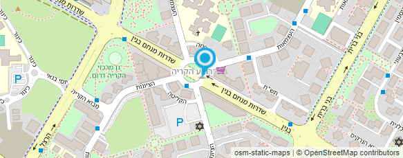 מפת הגעה אל אלין ירושלמי Alin Yerushalmi