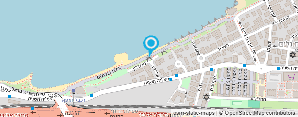 מפת הגעה אל בי"ס לספורט וחינוך ימי