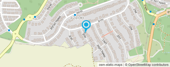 מפת הגעה אל הרצל גינון