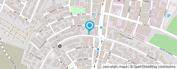 מפת הגעה אל המוסד לביטוח לאומי