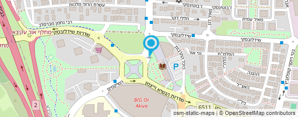 מפת הגעה אל המוסד לביטוח לאומי