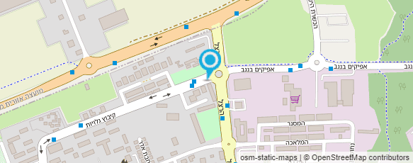 מפת הגעה אל המוסד לביטוח לאומי