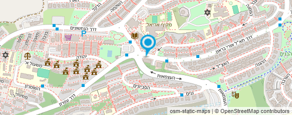 מפת הגעה אל המוסד לביטוח לאומי