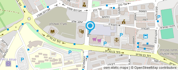 מפת הגעה אל המוסד לביטוח לאומי