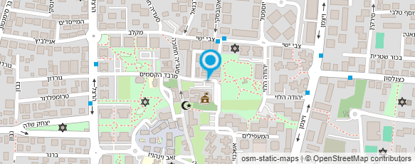 מפת הגעה אל המוסד לביטוח לאומי