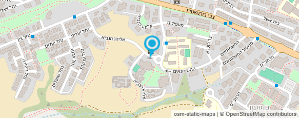 מפת הגעה אל המוסד לביטוח לאומי